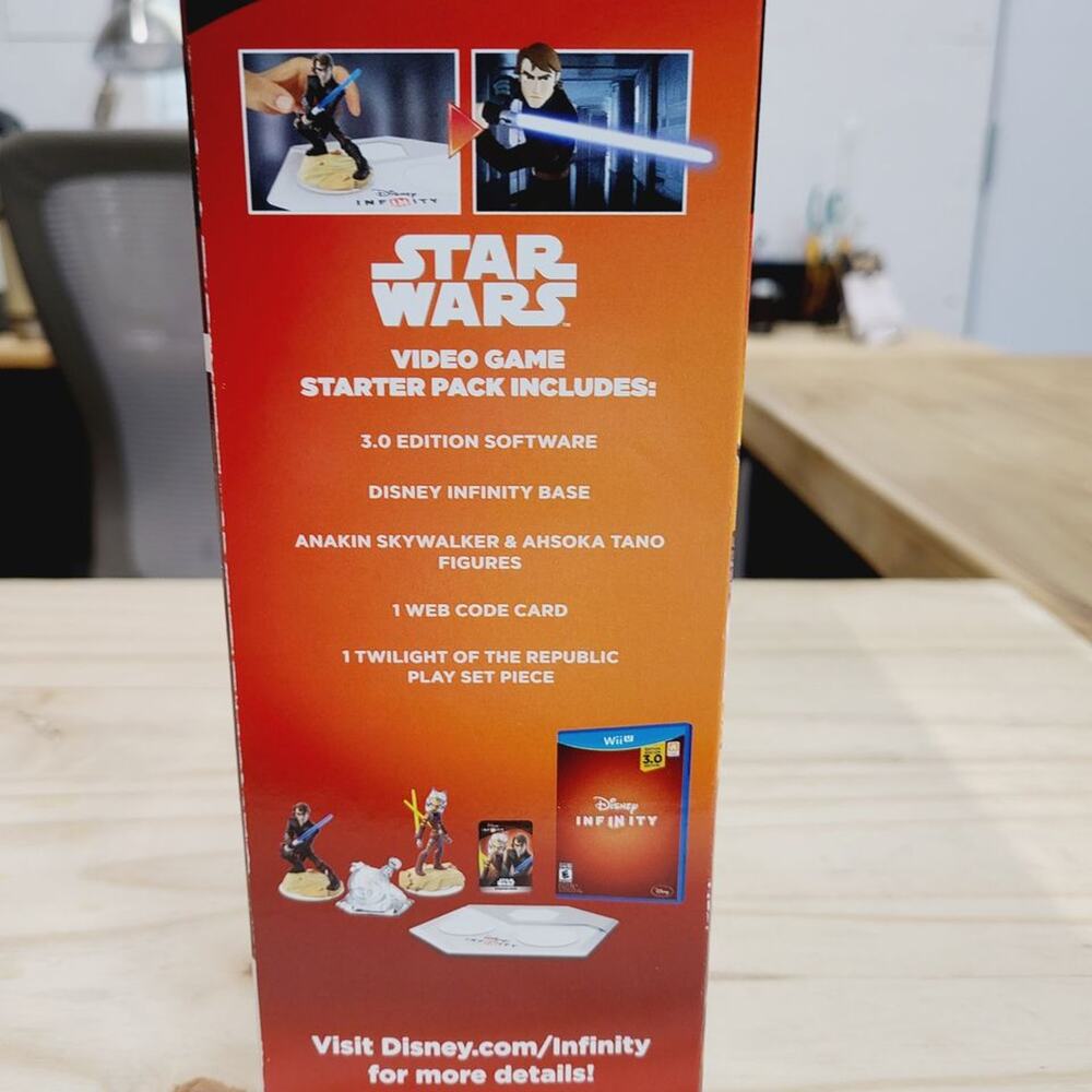 Star Wars Disney INFINITY 3.0 Starter Pack - Nintendo Wii U **FACTORY SEALED** - Picture 4 of 6